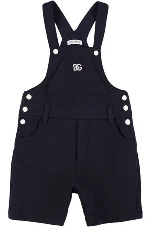 Dolce & Gabbana Printed Cotton Overalls