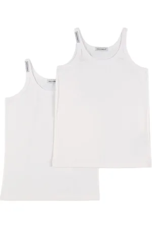 Dolce & Gabbana Set Of 2 Cotton Tank Tops