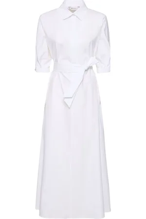 Max Mara Hoyo Poplin Midi Shirt Dress