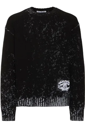 Acne Studios Kype Treated Gummy Cotton Sweater