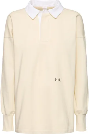 Maison Margiela Cotton Jersey Polo Top