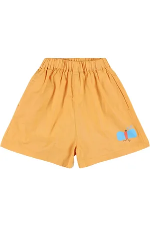 Jelly Mallow Butterfly Print Cotton Shorts