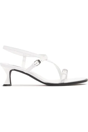 Moschino 50mm Mini Buckles Leather Sandals