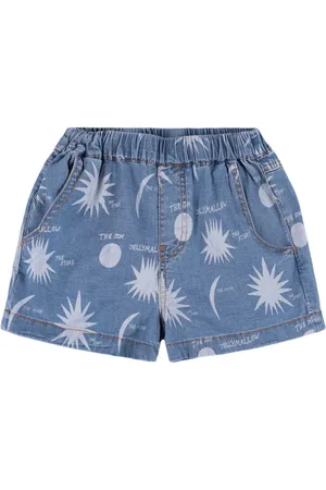 Jelly Mallow Star Print Cotton Shorts