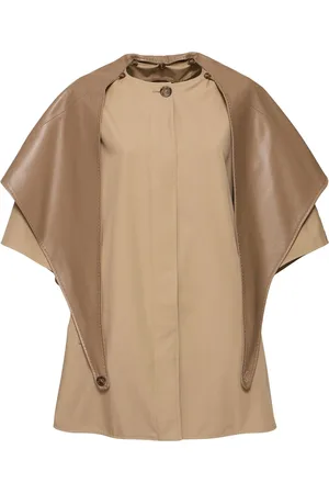 Max Mara Garza Cotton Gabardine Cape