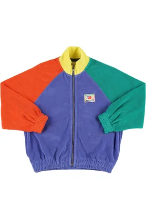 Bobo Choses Cotton Blend Terry Zip Sweatshirt