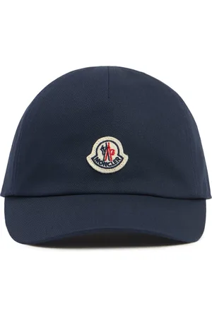 Moncler Logo Cotton Gabardine Baseball Cap