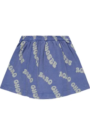 Bobo Choses Logo Printed Cotton Jersey Skirt