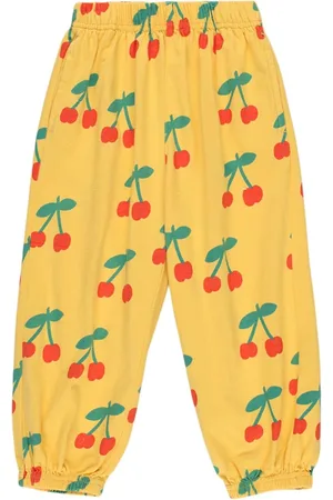 Jelly Mallow Cherry Print Cotton Sweatpants