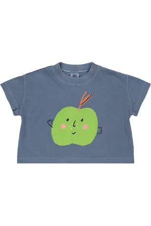 Jelly Mallow Printed Cotton Jersey T-shirt
