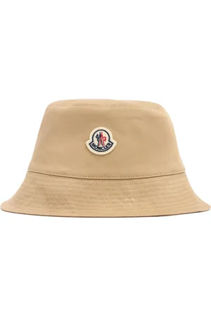 Moncler Logo Reversible Cotton Blend Bucket Hat