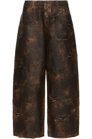Acne Studios Monogram Coated Denim Jeans