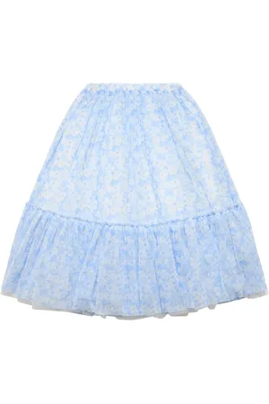 Philosophy Printed Tulle Maxi Skirt