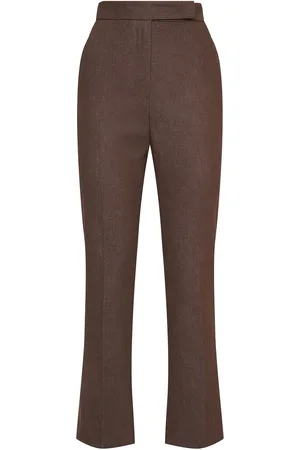 Max Mara Galizia Denim Effect Straight Pants