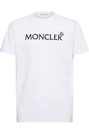 Moncler Flocked Logo Cotton T-shirt