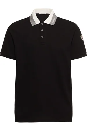 Moncler Embroidered Logo Cotton Polo Shirt