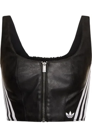 adidas Zipped Crop Top