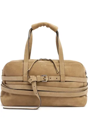 Moschino Tie Me Suede Shoulder Bag