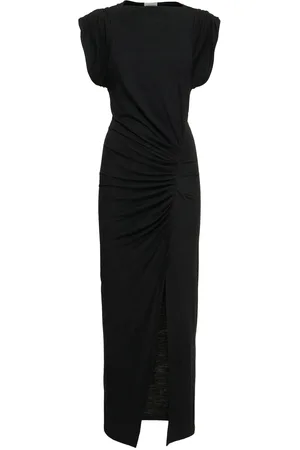 Marant Etoile Isabella Wool Blend Jersey Midi Dress