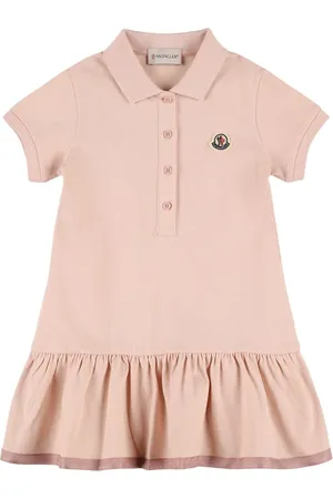 Moncler Cotton Blend Piquet Polo Shirt Dress