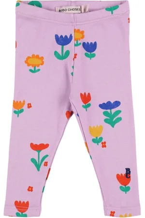 Bobo Choses Printed Cotton Blend Jersey Leggings