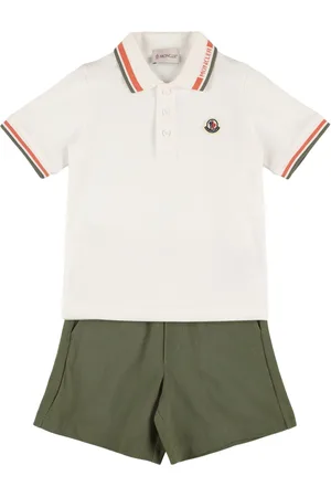 Moncler Cotton Piquet Polo Shirt & Shorts