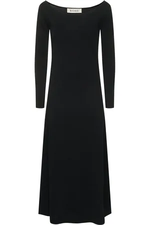 Rohe Off-shoulder Knitted Long Dress
