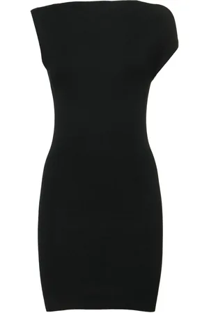 St Agni Asymmetric Knit Mini Dress