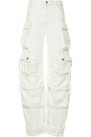 The Attico Fern Denim Cargo Jeans