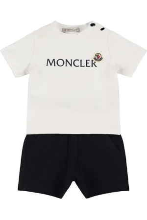 Moncler Logo Cotton Blend T-shirt & Shorts