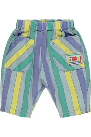 Bobo Choses Striped Cotton Gabardine Pants