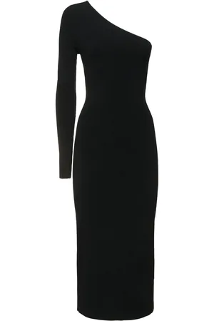 Victoria Beckham Body Compact Viscose Midi Dress