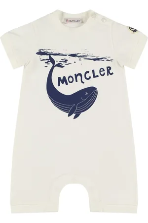 Moncler Wale Logo Cotton Blend Romper