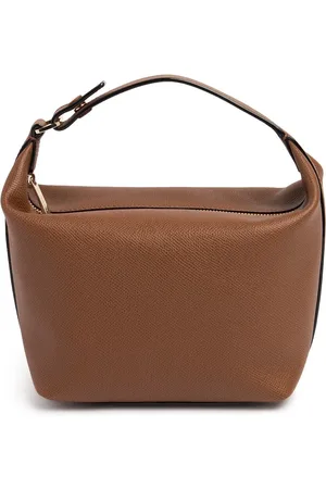VALEXTRA Mochi Leather Top Handle Bag