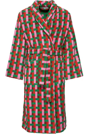 Dusen Dusen Red Weave Bathrobe
