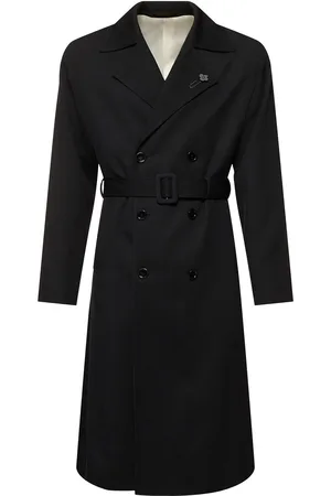 LARDINI Wool Trench Coat
