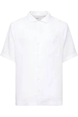 LARDINI Linen Short Sleeves Shirt