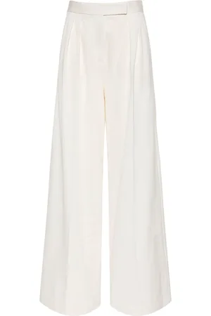 Max Mara Chenzia Jersey Jacquard Wide Leg Pants