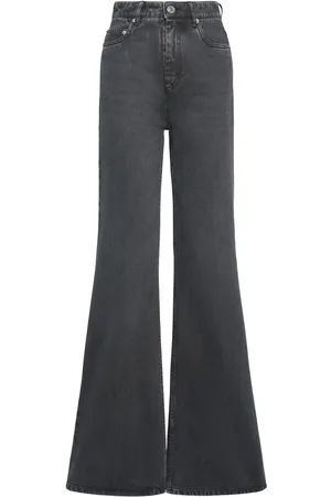 Ami High Rise Wide Cotton Jeans