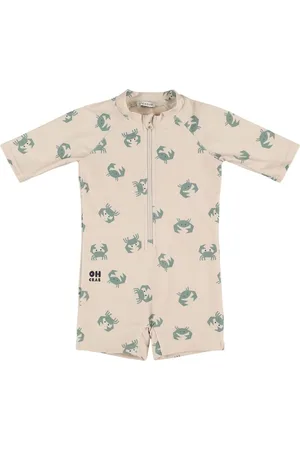 Liewood Crab Print Recycled Poly Swim Jumpsuit