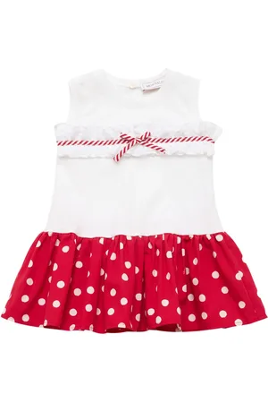 MONNALISA Polka Dot Print Dress