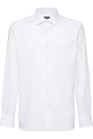 Ermenegildo Zegna Sartorial Stretch Cotton Twill Shirt