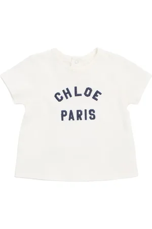 Chloé Embroidered Cotton Jersey T-shirt