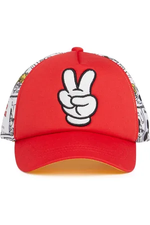 Marc Jacobs Mickey Mouse Print Baseball Hat