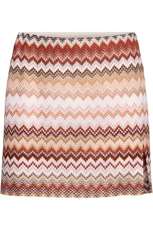 Missoni Chevron Lurex Mini Skirt