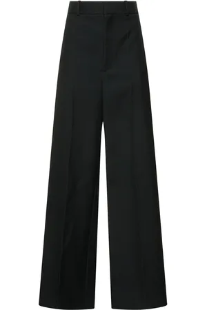 Carven Evening Straight Wool Tuxedo Pants