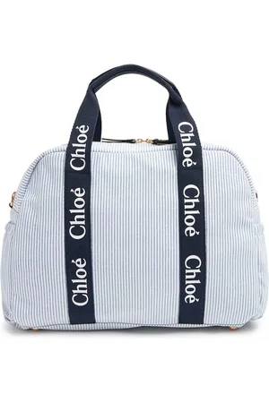Chloé Striped Cotton Blend Changing Bag