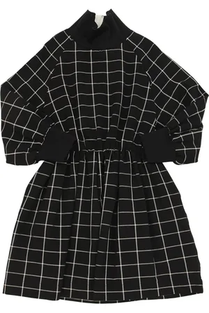 Unlabel Check Print Viscose Blend Dress