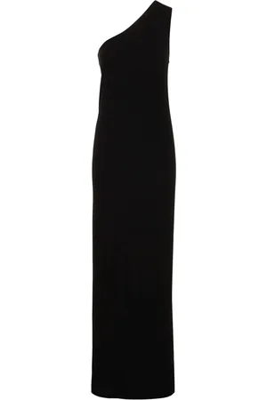 NILI LOTAN Raquel One Shoulder Viscose Long Dress