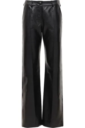 MATÉRIEL by Aleksandre Akhalkatsishvili Faux Leather Straight Pants